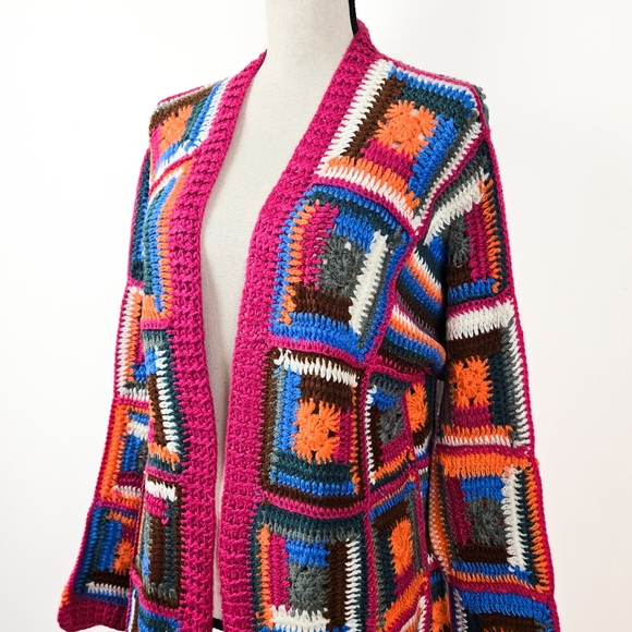 🦋LAST🦋 NWT Saachi Crochet Marrakesh Jacket - Picture 5 of 7